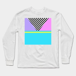 1990s Color Block Long Sleeve T-Shirt